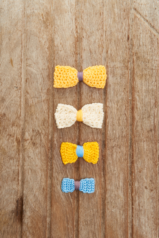 Cute bows | Free Knitting Patterns | Let's Knit Magazine