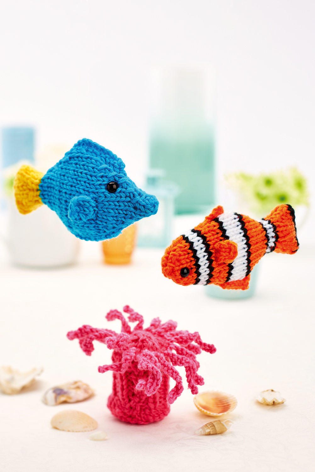 Clown fish and friends | Free Knitting Patterns | Let's ...