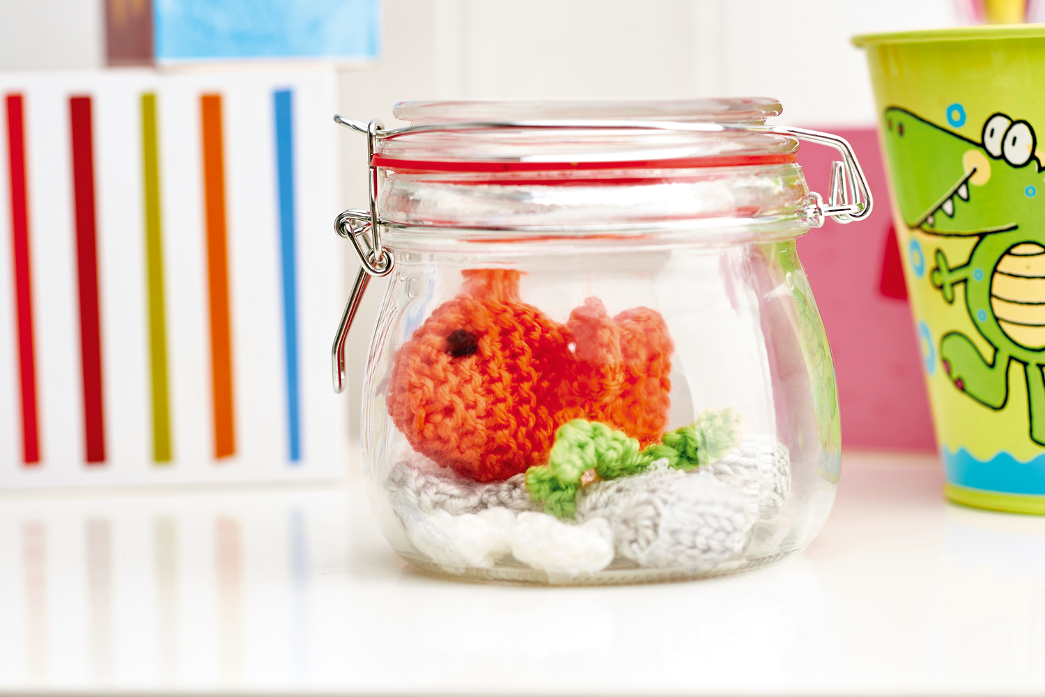 Goldfish bowl Knitting Patterns Let's Knit Magazine