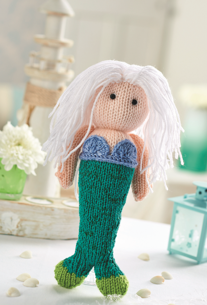 Mermaid Toy Knitting Pattern | Knitting Patterns | Let's Knit Magazine