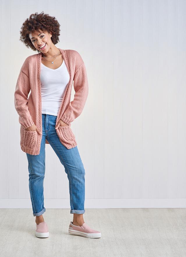 Lace Pocket Cardigan | Knitting 