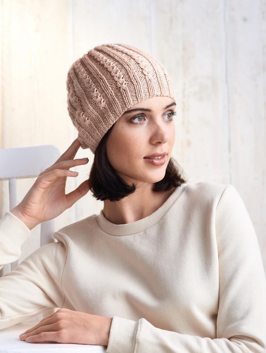 Learn To Knit A Mock Cable Hat Knitting Patterns Let's Knit Magazine