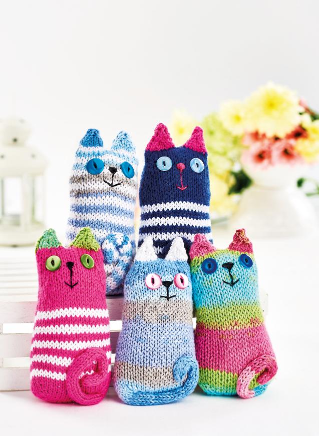 Quick Knitted Cats Knitting Patterns Let's Knit Magazine