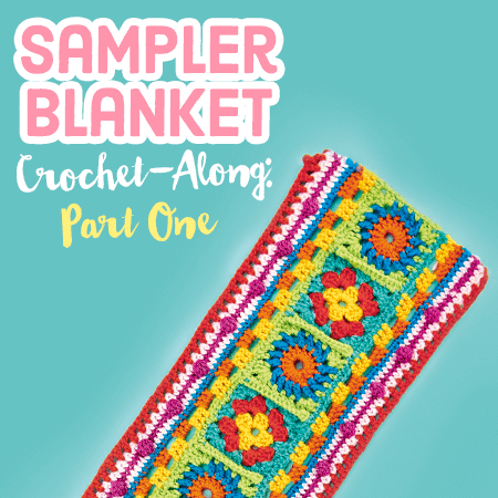 Sampler Blanket Crochet-Along: Part One crochet Pattern