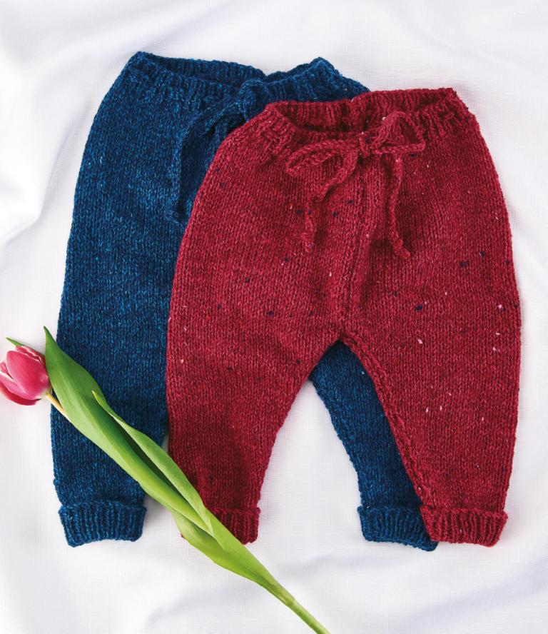 Simple Baby Trousers | Knitting Patterns | Let's Knit Magazine