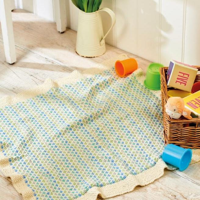 Slip Stitch Baby Blanket Knitting Patterns Let's Knit Magazine