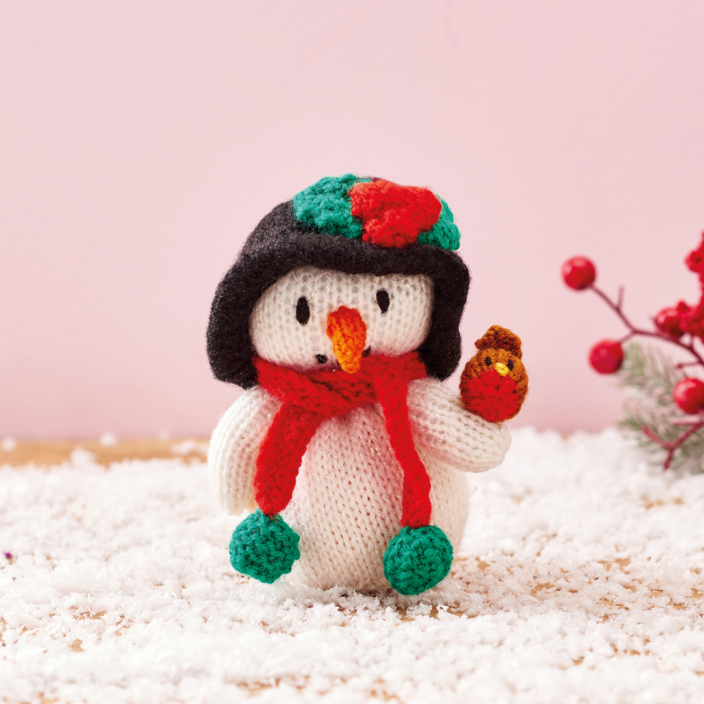 Knitted Snowman Chocolate Orange Cover Knitting Patterns Let's Knit