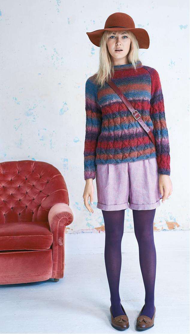 Textured knit jumper | Knitting Patterns | Let's Knit Magazine