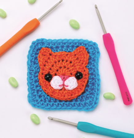 Cat Granny Square crochet Pattern