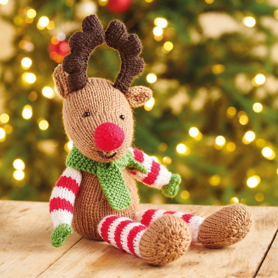 Exclusive Christmas Reindeer Knitting Patterns Let's Knit Magazine