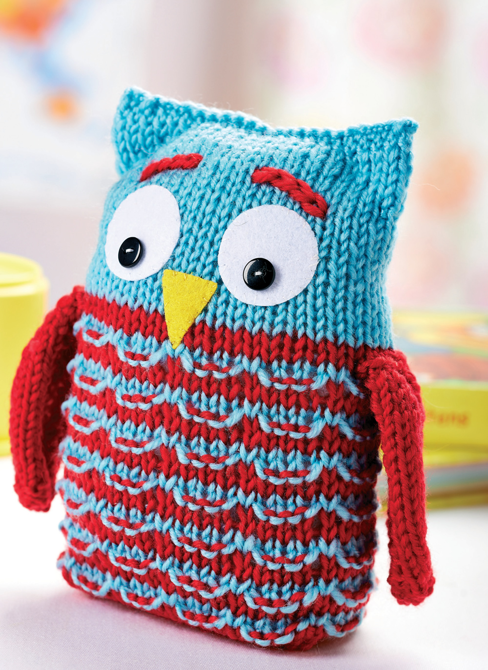 Sidney Owl Toy | Knitting Patterns | Let's Knit Magazine