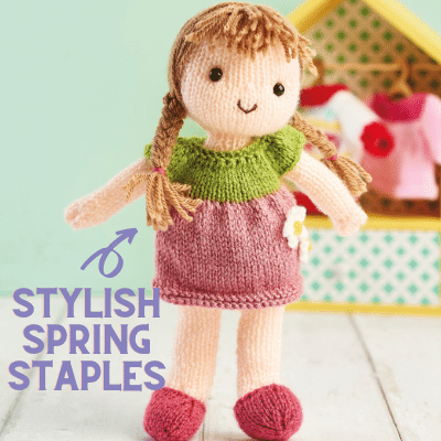 Cassie Doll: Spring Dress Knitting Pattern