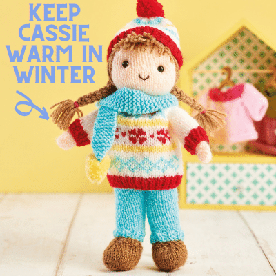 Cassie Doll: Winter Set Knitting Pattern