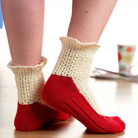 Karen - Ruby Slippers Socks - Part 1 Knitting Pattern