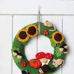 Autumn Wreath Knitting Pattern