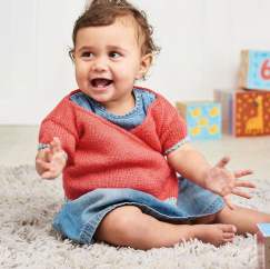 Baby Crossover Cardigans Knitting Pattern
