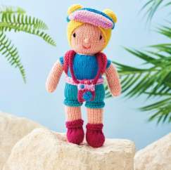 Backpacking Doll Knitting Pattern