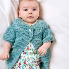 Baby Cable Cardigan For The Big Christmas Cast On Knitting Pattern