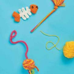3 Cat Toys For The Big Christmas Cast On Knitting Pattern