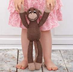 Cheeky Monkey Toy Knitting Pattern