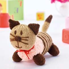Cleo the Cat and Rupert the Dog Knitting Pattern