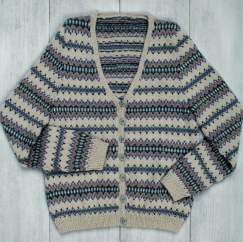 Fair Isle Cardigan Knitting Pattern