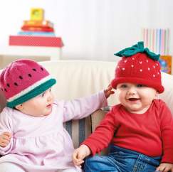 Fun baby hats Knitting Pattern