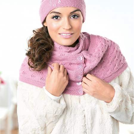 Hat and scarf set | Knitting Patterns | Let's Knit Magazine