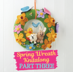 Spring Wreath KAL: Part Three Knitting Pattern