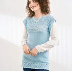 Knit and Crochet Tunic Top Knitting Pattern