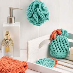 Eco-friendly Knitted Bathroom Set Knitting Pattern