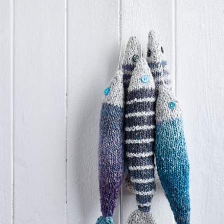 Easy Knitted Fish | Knitting Patterns | Let's Knit Magazine