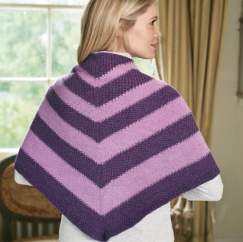 Stripe Shawl Knitting Pattern