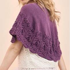 Lace Edged Shawl Knitting Pattern