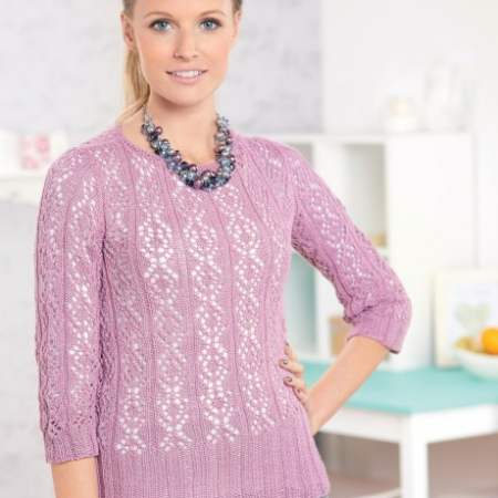 Lace Jumper Knitting Pattern
