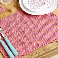 Learn To Knit Linen Stitch Placemats Knitting Pattern