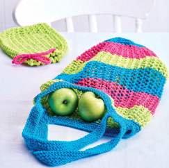 Eco-friendly Easy Market Bag & Pouch Knitting Pattern