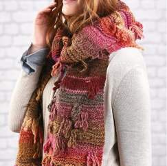 Matching scarf and hat set Knitting Pattern