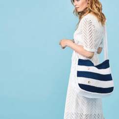Nautical Cable Bag Knitting Pattern