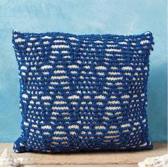 Nautical cushion Knitting Pattern