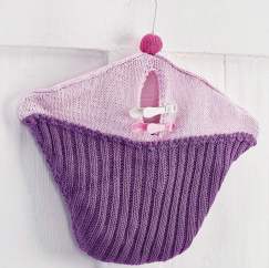 Cake Peg Bag Knitting Pattern
