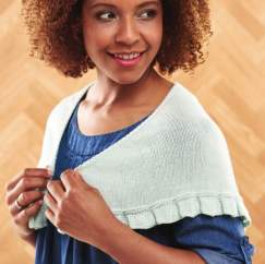Learn To Knit A Pleated Shawl Knitting Pattern