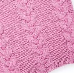 Strawberry Cable Cushion Knitting Pattern