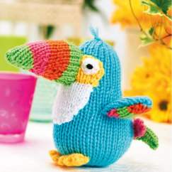 Toucan Toy Knitting Pattern