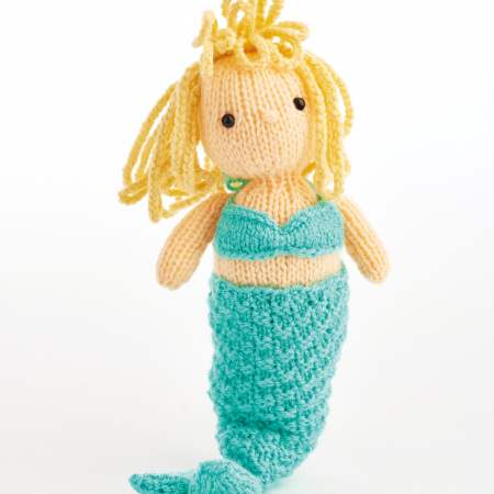 free mermaid doll knitting pattern uk