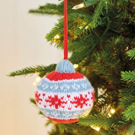Colourful Christmas Baubles | Knitting Patterns | Let's Knit Magazine