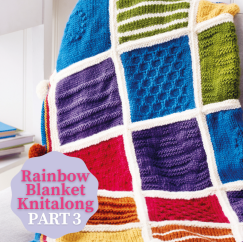 Rainbow Blanket Knitalong Part 3 Knitting Pattern