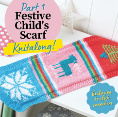 Festive Child’s Scarf Knitalong: Part 1 Knitting Pattern