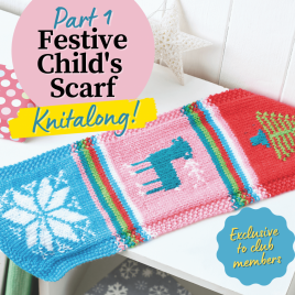 Join Let’s Knit Together’s Christmas Membership For £25! Knitting Pattern
