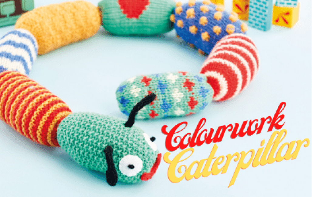 Colourwork Caterpillar Knitalong